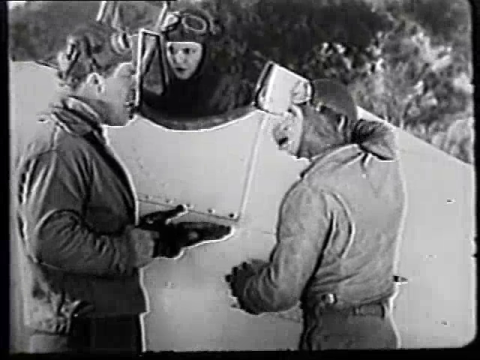 Bob Steele, Lucile Browne and Guinn 'Big Boy' Williams in The Mystery Squadron (1933)